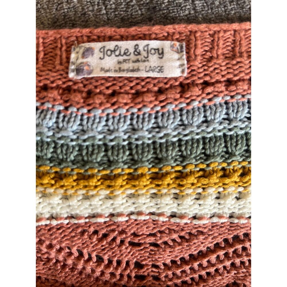 Jolie & Joy Knit Large Cropped Tank Top Wide Strap #530 - Picture 2 of 6